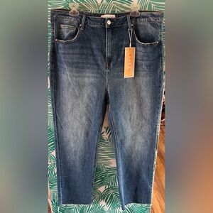 NWT Risen Junie Relaxed Skinny Jeans Sz 3xl